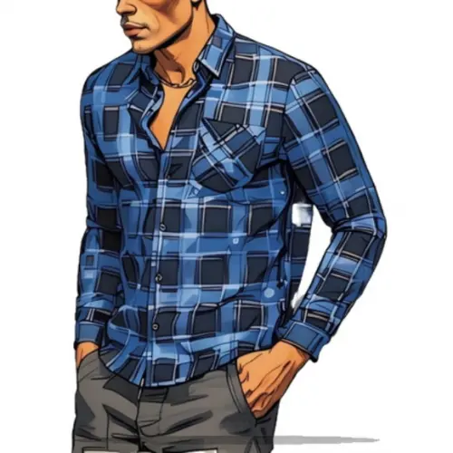 Molde Modelagem em pdf Camisa Masc Xadrez Adulto do P ao Xxg