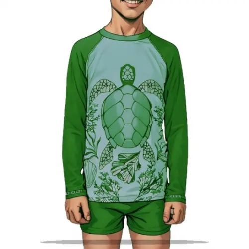 Molde Modelagem em pdf Camiseta Inf Proteçao Solar 2 ao 10