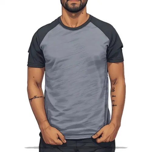 Molde Modelagem em pdf Camiseta Raglan Masculina Pp ao Xxg