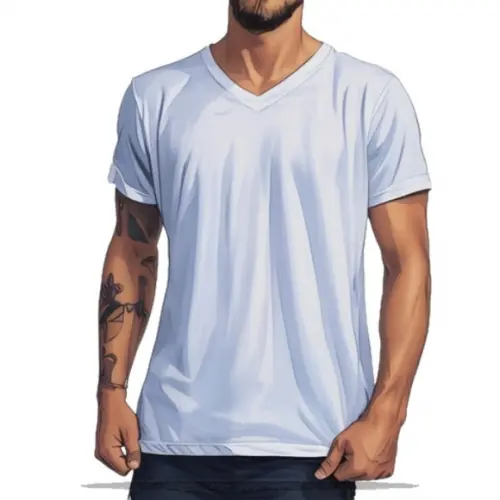 Molde Modelagem em pdf Camiseta Trad Gola V do Pp ao Xg