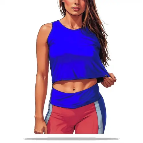 Molde Modelagem em pdf Cropped Regata Fem Adulto P ao Xg
