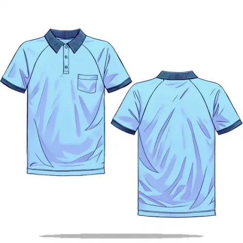 Molde Modelagem em pdf Polo Raglan Infantil de 2 a 16 Anos