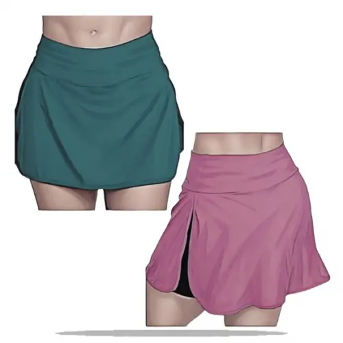 Molde Modelagem em pdf Short Saia Fitness Fem do P ao Xxg