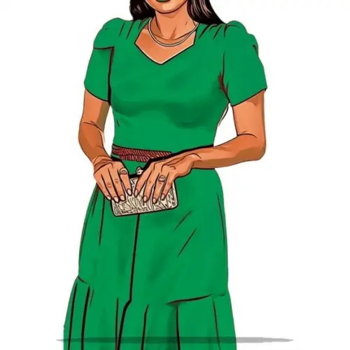 Molde Modelagem em pdf Vestido Manga Princesa do P ao Xg