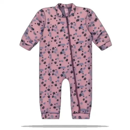 Molde Modelagem Macacão Infantil de Inverno 1 a 8 Anos