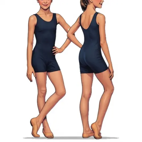 Molde Modelagem Macaquinho Ballet Inf Regata 2 a 12 Anos