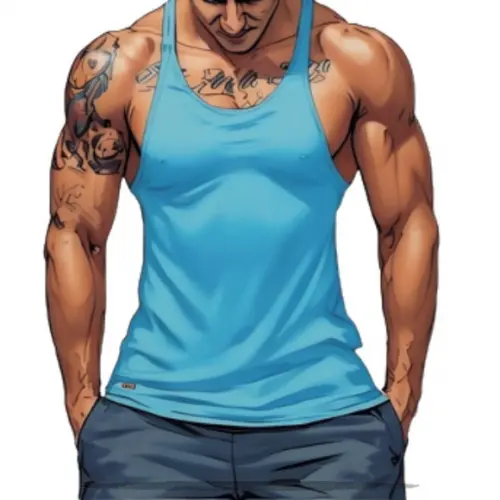 Molde Modelagem Regata Cavada Masculina Pp ao Xg
