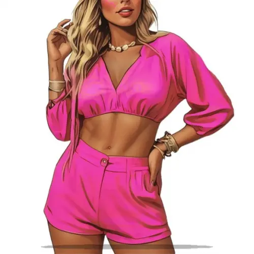 Molde Modelagem Short e Cropped Alfaiataria Fem do P ao Gg