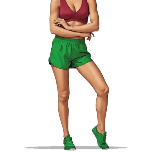 Molde Modelagem Short Fem Calção Fitness Futebol P ao Xxg