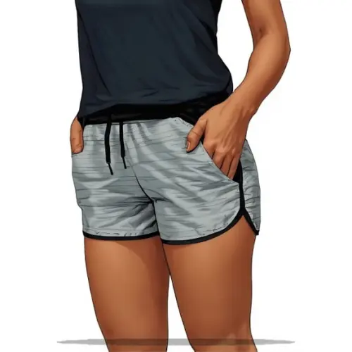 Molde Modelagem Short Praia Surf Feminino Boleado do 34 - 44