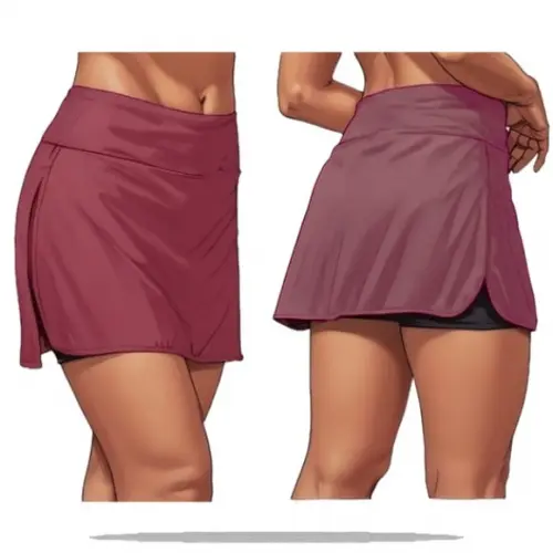 Molde Modelagem Short Saia Fitness Fem do P ao Xxg