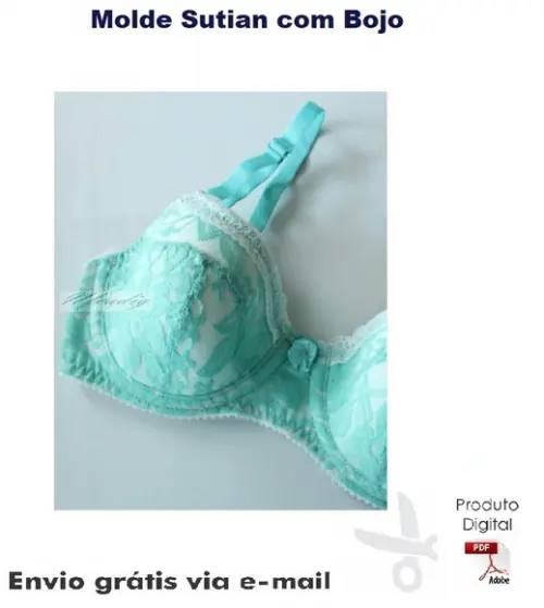 Molde Modelagem Sutian com Bojo ref 77