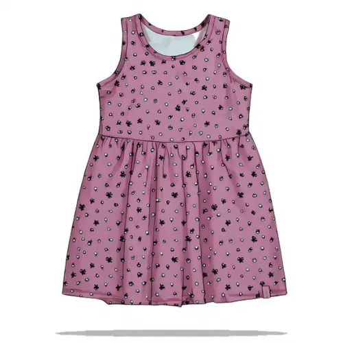 Molde Modelagem Vestido Malha Infantil com Viés 2 a 12 Anos