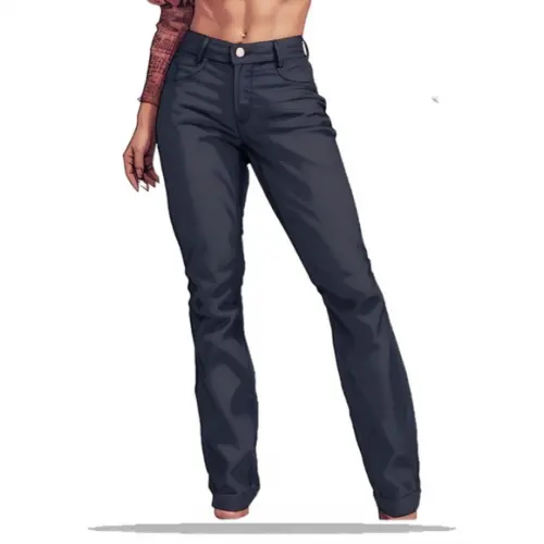 Molde para Costura em pdf Calça Jeans Fem Boca Larga 36 - 48