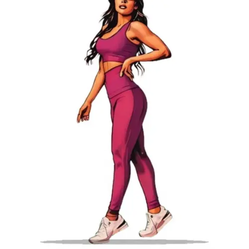 Molde para Costura em pdf Calça Leg + Cropped Fitness Pp-xg