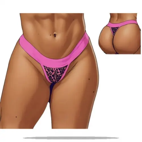 Molde para Costura em pdf Calcinha Tanga Fio Dental do P-xxg