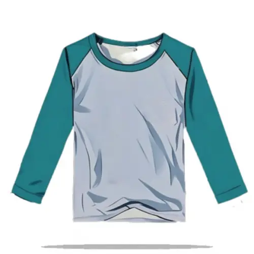 Molde para Costura em pdf Camiseta Inf Raglan m Longa 2-16