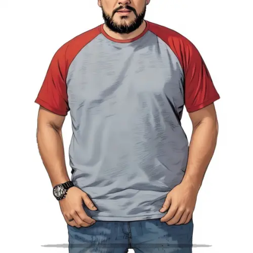 Molde para Costura em pdf Camiseta Raglan Masc P Size Gg-g5