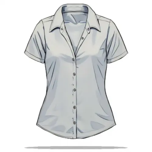 Molde para Costura em pdf Camisete Fem 2 Opções Manga P - Gg