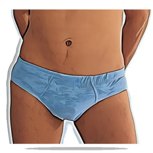 Molde para Costura em pdf Cueca Slip Basica Adulto do P - Xg