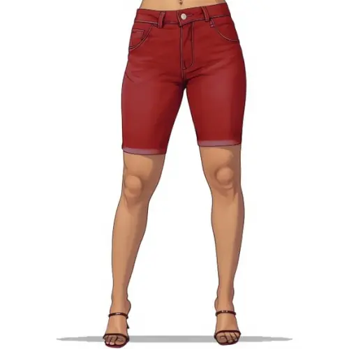 Molde para Costura em pdf de Bermuda Fem Jeans 36 ao 50