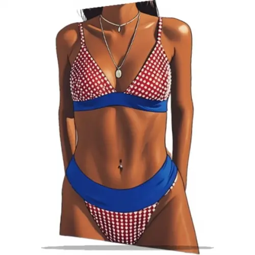 Molde para Costura em pdf de Biquini com Cos Praia do P - Gg
