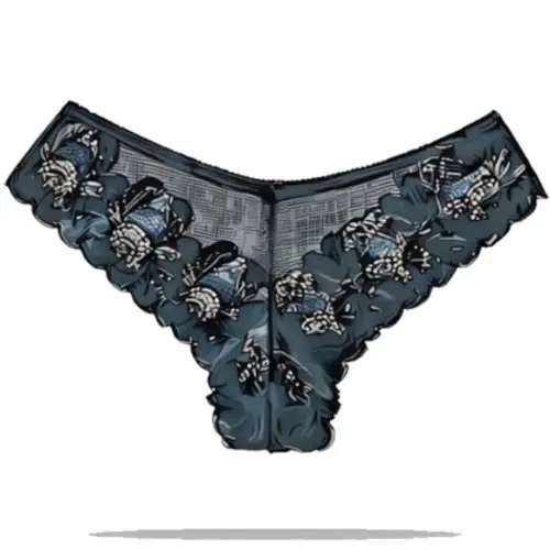 Molde para Costura em pdf de Calcinha Tanga de Renda Pp - Xg