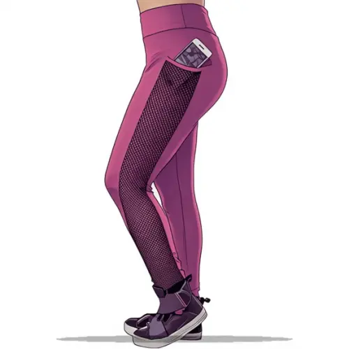 Molde para Costura em pdf de Legging Academia Transp P ao Gg
