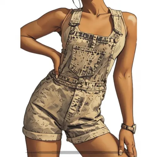 Molde para Costura em pdf de Jardineira Jeans do P ao Xxg