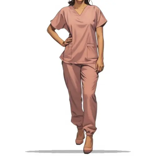 Molde para Costura em pdf de Pijama Cirurgico Fem P ao Xxg