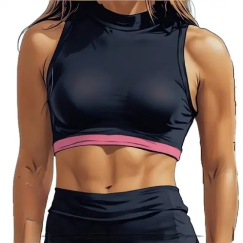Molde para Costura em pdf de Top Fitness Alice do P ao Gg