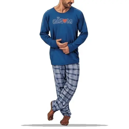 Molde para Costura em pdf Pijama Trad Masc Inverno do P - Gg