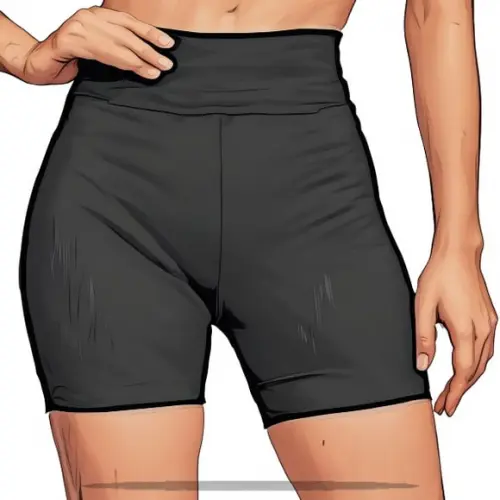Molde para Costura em pdf Short Fitness S Costura Lat Pp-xxg