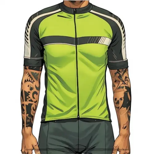 Molde para Costura pdf Camiseta Ciclista Raglan Masc Pp - Gg