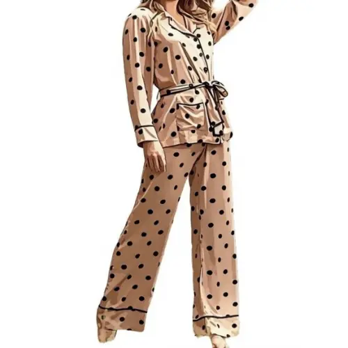 Molde Pijama Americano Over Sized Cetim P ao Gg