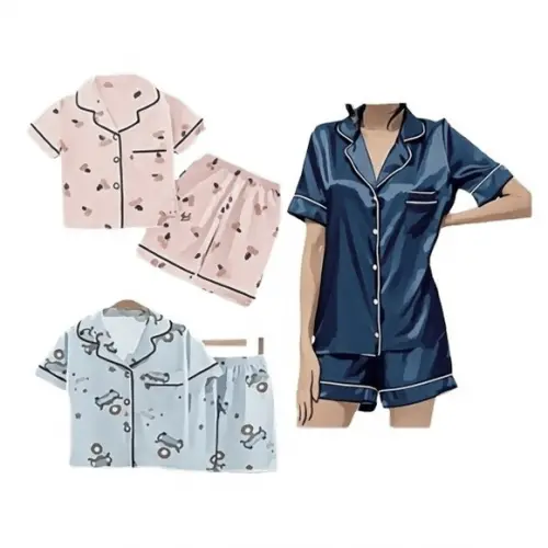 Molde Pijama Americano Feminino e Infantil P-gg 2-14