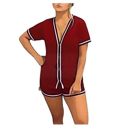 Molde Pijama Blogueirinha Curto Fem P ao Gg #45