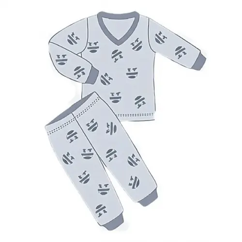 Molde Pijama Bebê de Inverno