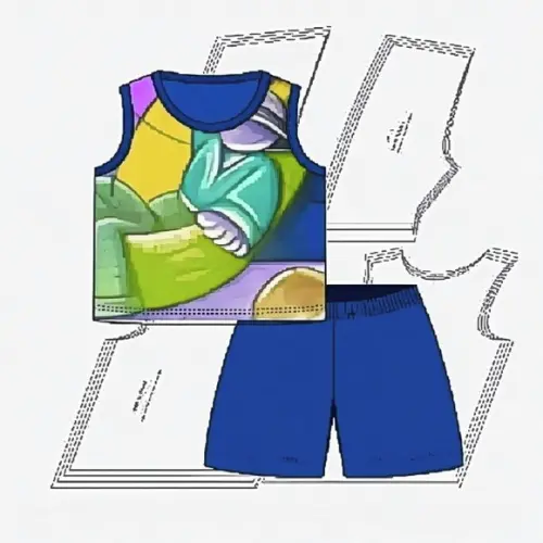 Molde Pijama Infantil Bebê de Simples Modelagem