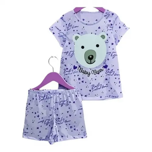 Molde Pijama Infantil Menina Curto Verão 2 ao 14