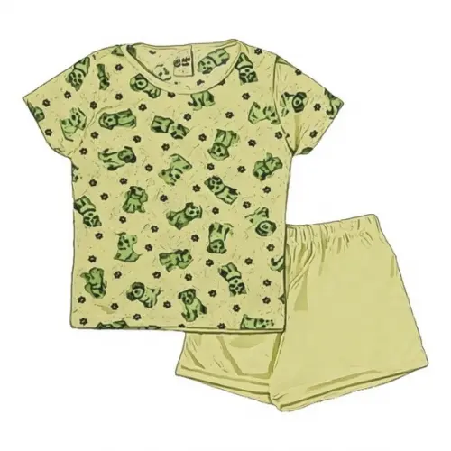 Molde Pijama Infantil Verão Feminino 2 a 16 Anos