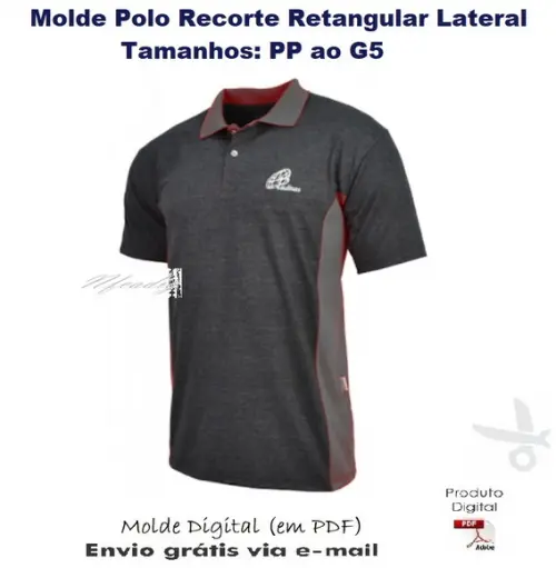 Molde Polo Recorte Retangular Lateral #400