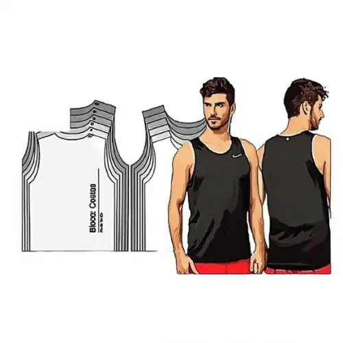 Molde Regata Masculina Tradicional, Envio Imediato