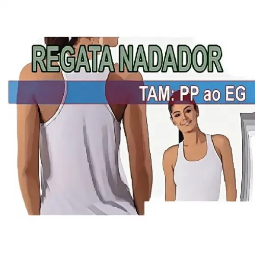 Molde Regata Nadador Feminina