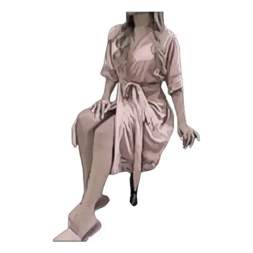 Molde Robe Fem Manga Curta Japonesa P ao Gg