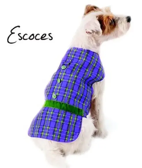 Molde Roupinha Pet Cachorro Cão Casaco Escocês - Pdf