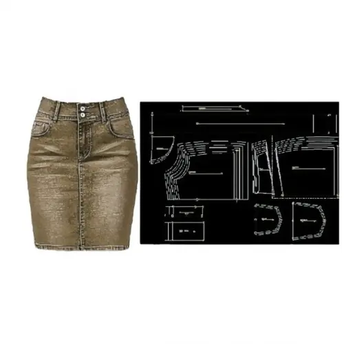 Molde Saia Jeans Envio pdf
