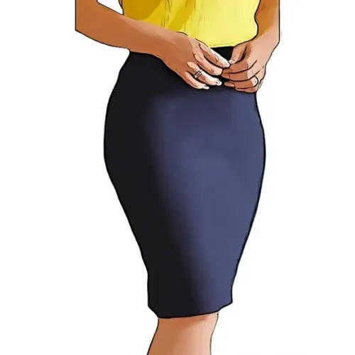 Molde Saia Social Linda Basica 36 ao 46