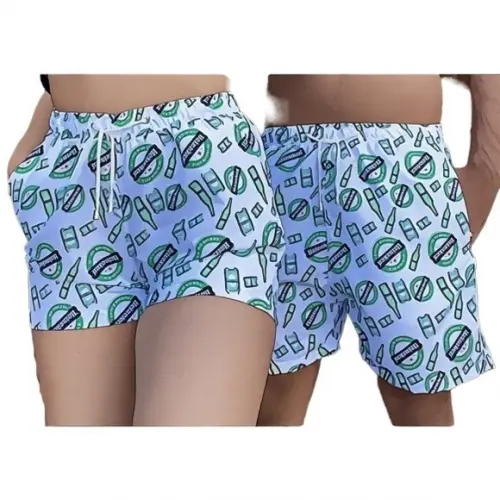 Molde Short Casal Tactel Masc e Feminino P ao Xg
