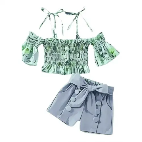 Molde Short e Blusinha com Latex Infantil P ao Gg